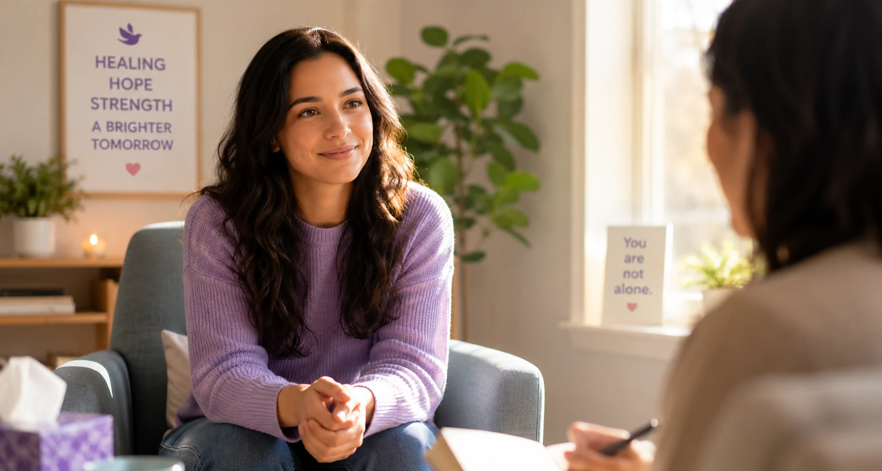 Adult survivor finding support and healing