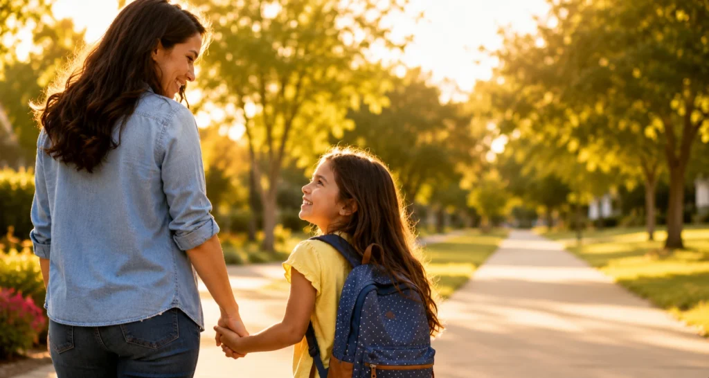 What is child abuse — a caring adult holding a child's hand