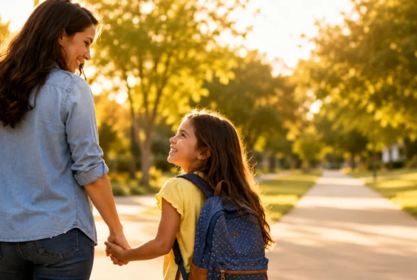 What is child abuse — a caring adult holding a child's hand